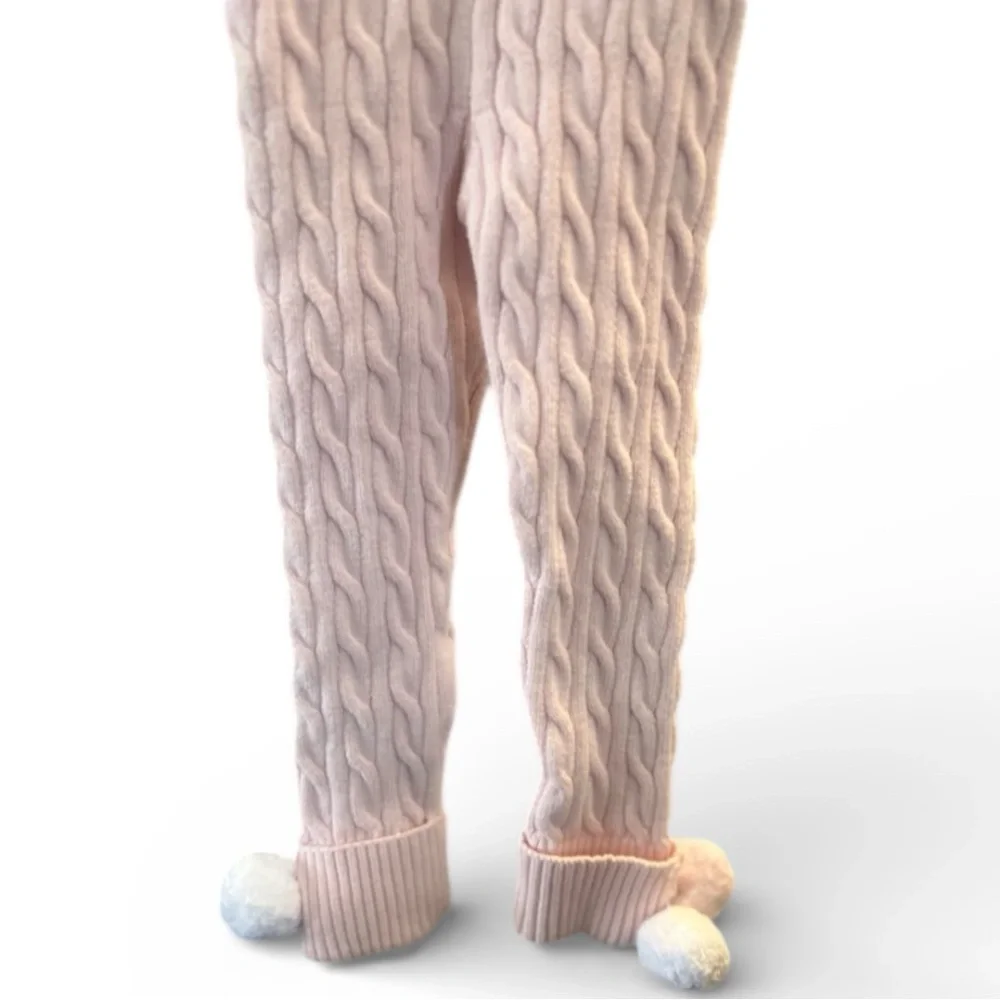 Mud Pie Cable Knit Leggings For Baby Girls